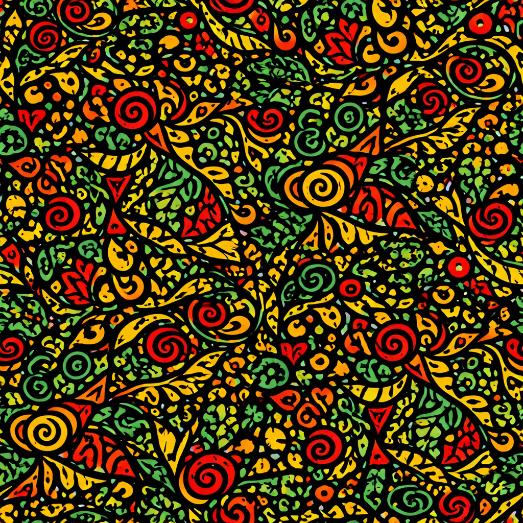 Ghanaian Sankofa Designed Background